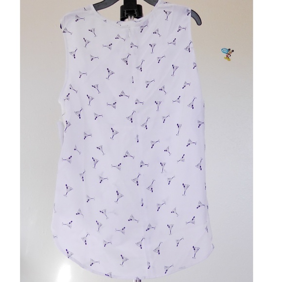 NWT Equipment Sleeveless Cocktail Print Tank Top - Picture 4 of 4